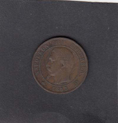 Beschrijving: 10 Centimes NAPOLEON III